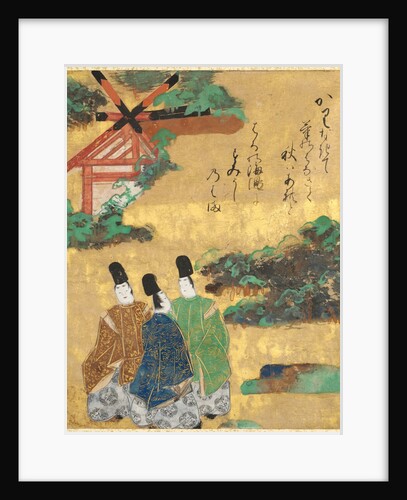 The Beach at Sumiyoshi from the 'Tales of Ise', 1600-1640 by Tawaraya S?tatsu