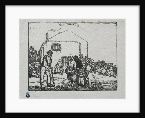 The Beggars at the Last House, 1905 by Auguste Louis Lepère