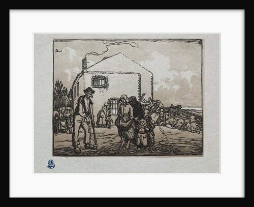 The Beggars at the Last House, 1905 by Auguste Louis Lepère