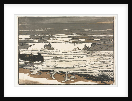 The Breaking Waves, Tide of September 1901, 1901 by Auguste Louis Lepère