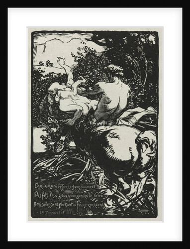 The Centaur, 1896 by Auguste Louis Lepère