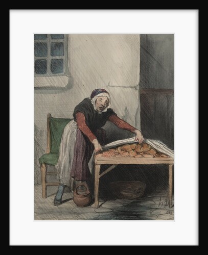 The Chapter of Interpretations, plate 8: Each burn fears cold water, 1843 by Honoré Daumier; Aubert