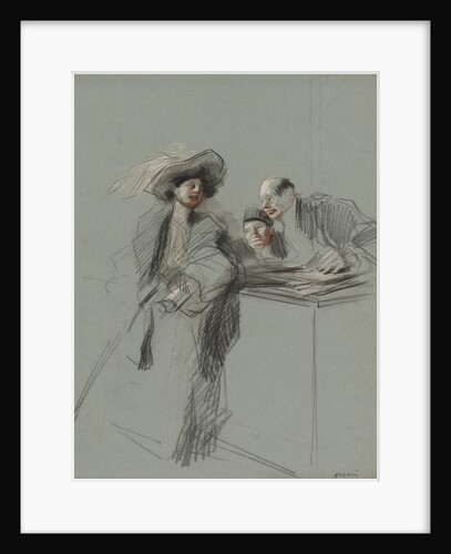 The Client, fourth quarter 1800s or first third 1900s by Jean Louis Forain