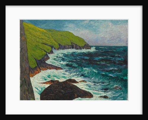 The Cliffs at Beg-ar-Fry, Saint-Jean-du-Doigt, 1895 by Maxime Maufra