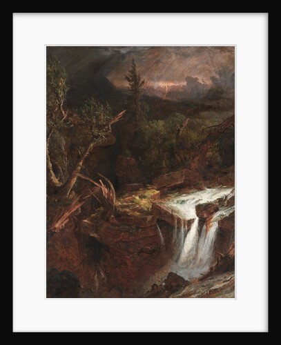 The Clove - A Storm Scene in the Catskill Mountains, 1851 by Jasper F. Cropsey