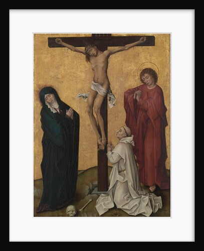 The Crucifixion with a Carthusian Monk, c. 1460 by Rogier van der Weyden