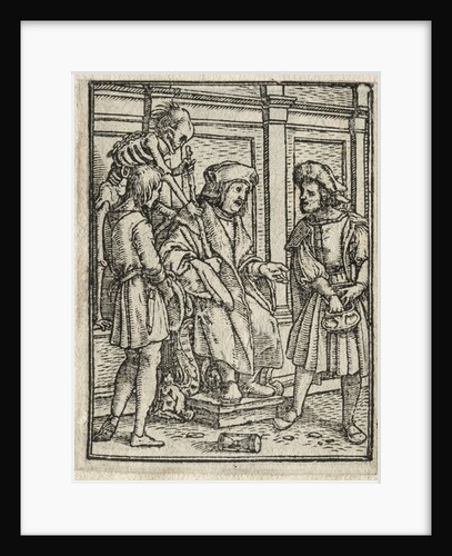 The Dance of Death: The Canon or Prebendary; The Judge by Hans Holbein