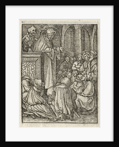 The Dance of Death: The Preacher; The Priest by Hans Holbein