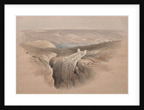 The Dead Sea Looking Towards Moab, 1839 by David Roberts