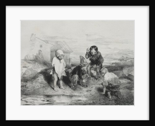 The Deciding Throw by Alexandre-Gabriel Decamps