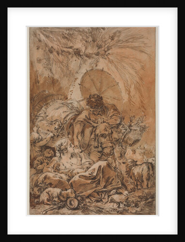 The Departure of Jacob, c. 1755 by François Boucher