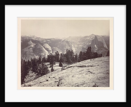 The Domes, from the Sentinel Domes, Yosemite, c. 1865-1866 by Carleton E. Watkins