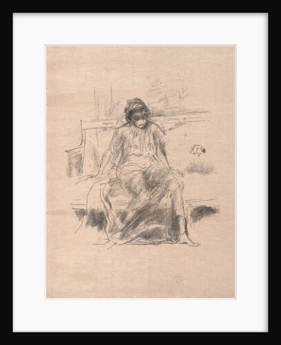 The Draped Figure Seated, 1893 by James McNeill Whistler