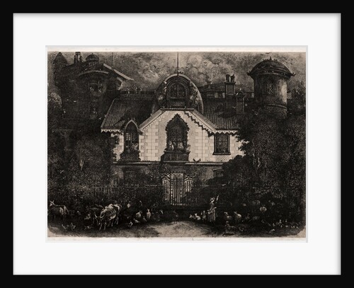 The Enchanted House, 1871 by Rodolphe Bresdin