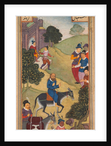 The Entry into Jerusalem, from a Mirror of Holiness of Father Jerome Xavier, 1602-1 by Unknown