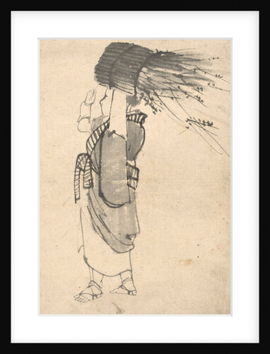 The Faggot Bearer, 1844-1895 by Kono Bairei