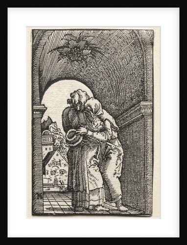 The Fall and Redemption of Man: The Embrace of Joachim and Anne at the Golden Gate, 1515 by Albrecht Altdorfer