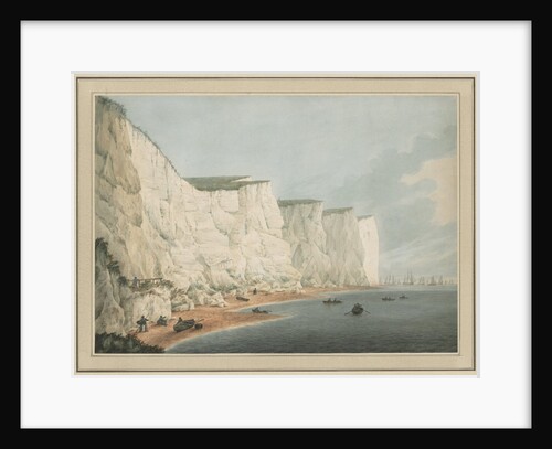 The Fleet Off the Coast, Beachy Head, c. 1790-1805 by Samuel Atkins
