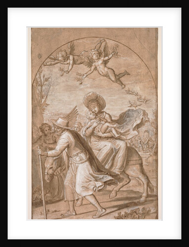The Flight into Egypt, c. 1590 by Gregorio Pagani