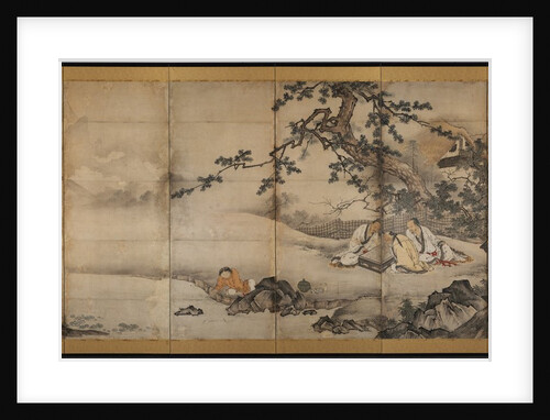 The Four Accomplishments, late 1500s by Kano Shoei (attributed to)