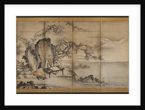 The Four Accomplishments, late 1500s by Kano Shoei (attributed to)