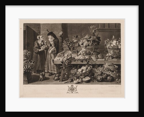 The Four Markets: The Fruit Market, 1775 by Richard Earlom