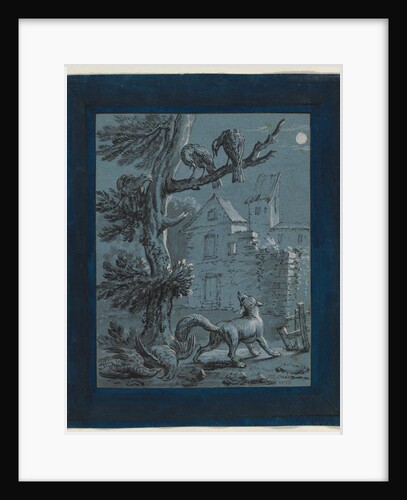 The Fox and the Turkey Hens: Illustration for the Fables of La Fontaine, 1733 by Jean-Baptiste Oudry