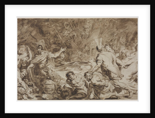 The Funeral of Decius Mus, 1774 by Jean-Honoré Fragonard