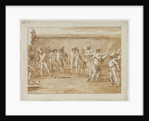 The Game of Bowls, 1790s by Giovanni Domenico Tiepolo