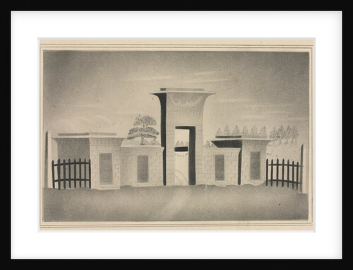 The Gateway of Mount Auburn, near Boston by Mary Altha Nims