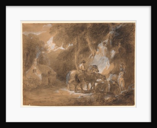 The Halt at the Spring by Thomas Barker (attributed to)