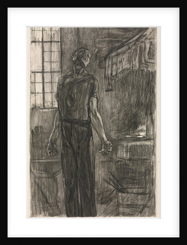 The Hanged Man in the Forge, c. 1880 by Félicien Rops