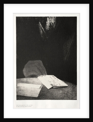 The Haunted House: It Was a Hand, Seemingly as Much of Flesh and Blood as My Own, 1896 by Odilon Redon; Auguste Clot