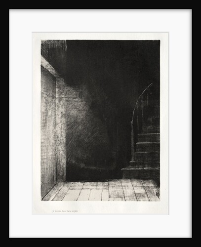 The Haunted House: We Both Saw a Large Pale Light, 1896 by Odilon Redon; Auguste Clot