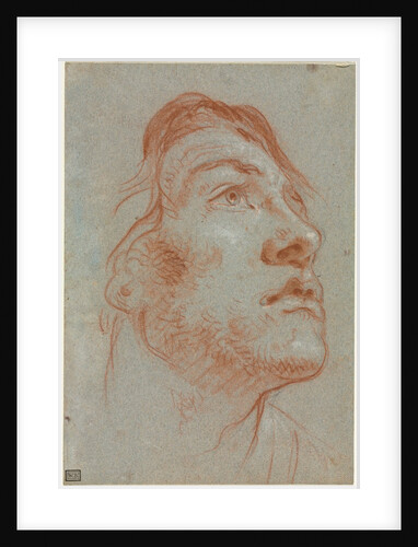 The Head of a Young Man Looking Upwards to the Right, before 1752 by Giovanni Battista Tiepolo