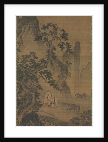 The Hermit Xu You Resting by a Stream, 1400s by Dai Jin