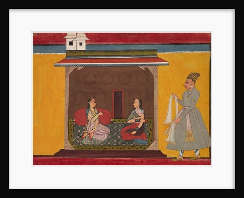 The Heroine Who is Faithfully Loved: Leaf from a Rasamanjari, c. 1710 by Unknown