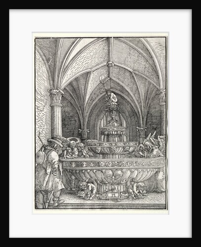 The Holy Family on the Flight into Egypt at a Fountain, c. 1520 by Albrecht Altdorfer