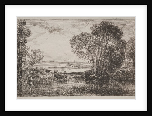 The Hydraulic Machine, original impression 1862, printed in 1921 by Charles François Daubigny
