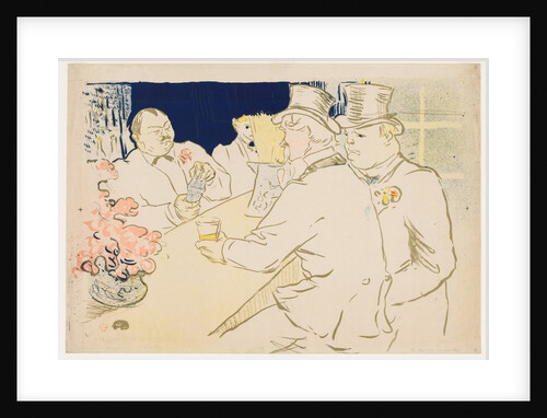 The Irish and American Bar, Rue Royale, 1896 by Henri de Toulouse-Lautrec