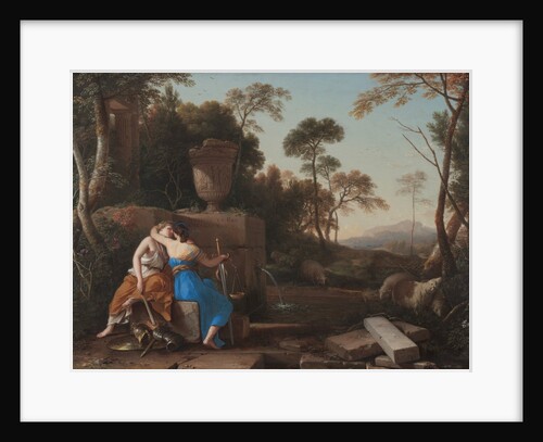 The Kiss of Peace and Justice, 1654 by Laurent de La Hyre