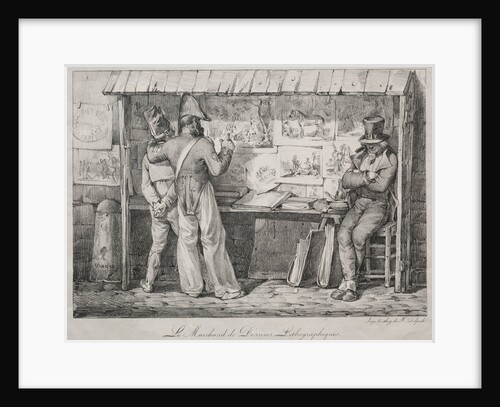 The Lithograph Dealer by Nicolas Toussaint Charlet