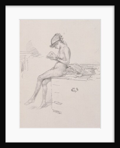 The Little Nude Model Reading, 1890 by James McNeill Whistler