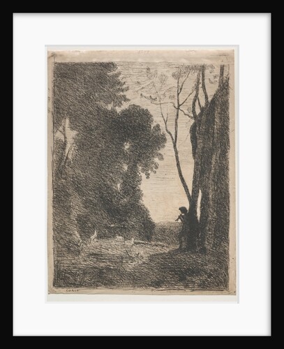 The Little Shepherd, 1855 by Jean Baptiste Camille Corot