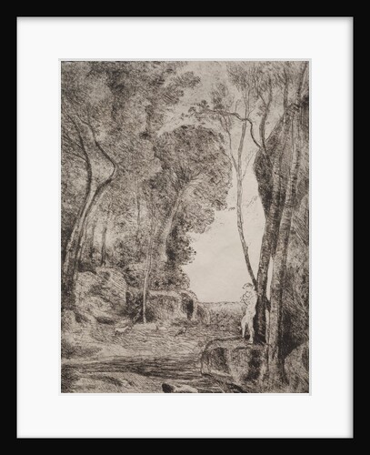 The Little Shepherd, original impression 1855, printed in 1921 by Jean Baptiste Camille Corot
