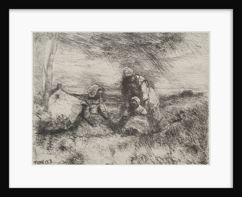 The Little Sister, original impression 1854, printed in 1921 by Jean Baptiste Camille Corot; M. Le Garrec