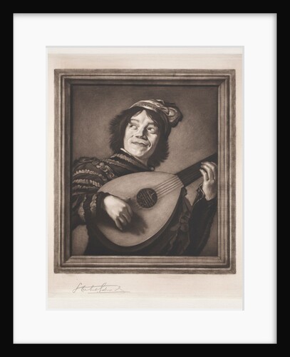 The Lute Player, 19th-20th century by Samuel Arlent-Edwards