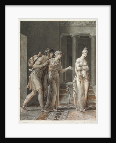The Meeting of Orestes and Hermione, c. 1800 by Anne-Louis Girodet de Roucy-Trioson