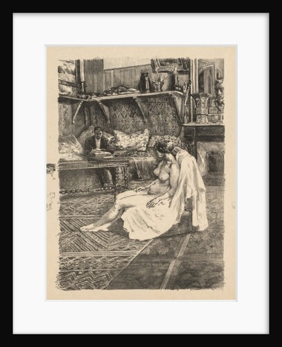 The Model Session, c. 1895 by Alexandre Lunois