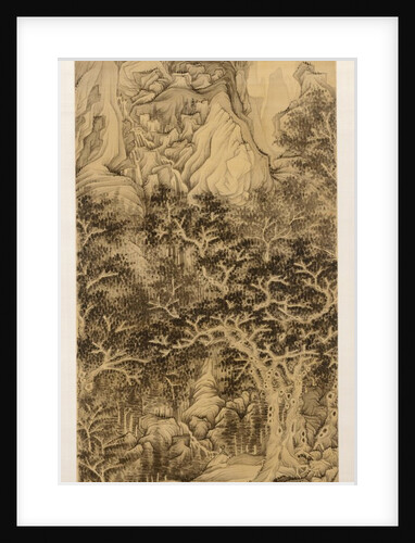 The Mountain of Five Cataracts, 1650 by Chen Hongshou